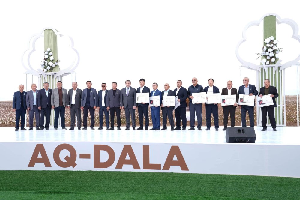 «AQ-DALA-2026»: В ТУРКЕСТАНСКОЙ ОБЛАСТИ ЧЕСТВОВАЛИ ХЛОПКОВОДОВ — Фото 11