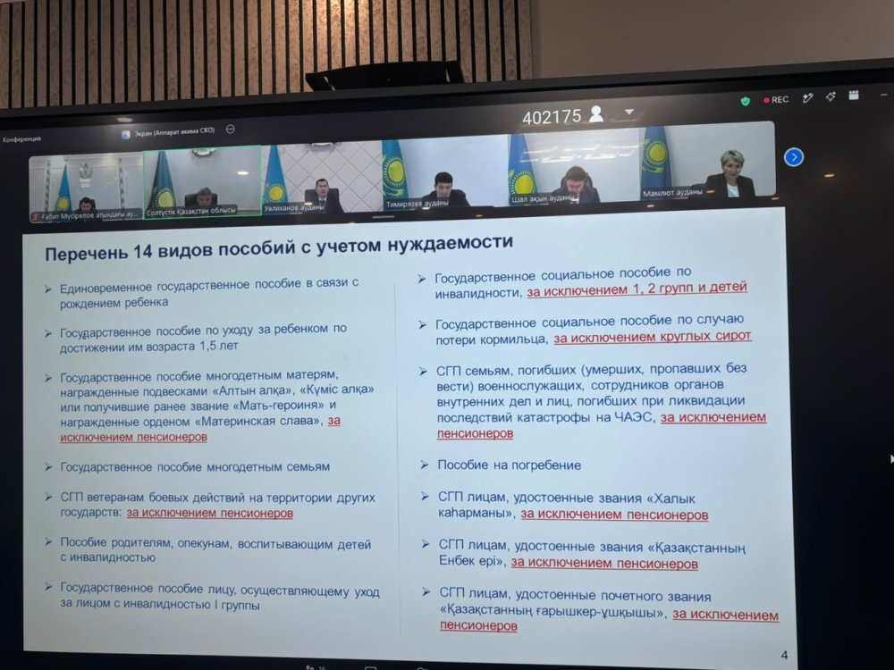 Аким района принял участие в рабочем совещании в режиме видеоконференцсвязи (ВКС) под председательством Первого заместителя акима области М.И. Тасмаганбетова. — Фото 4