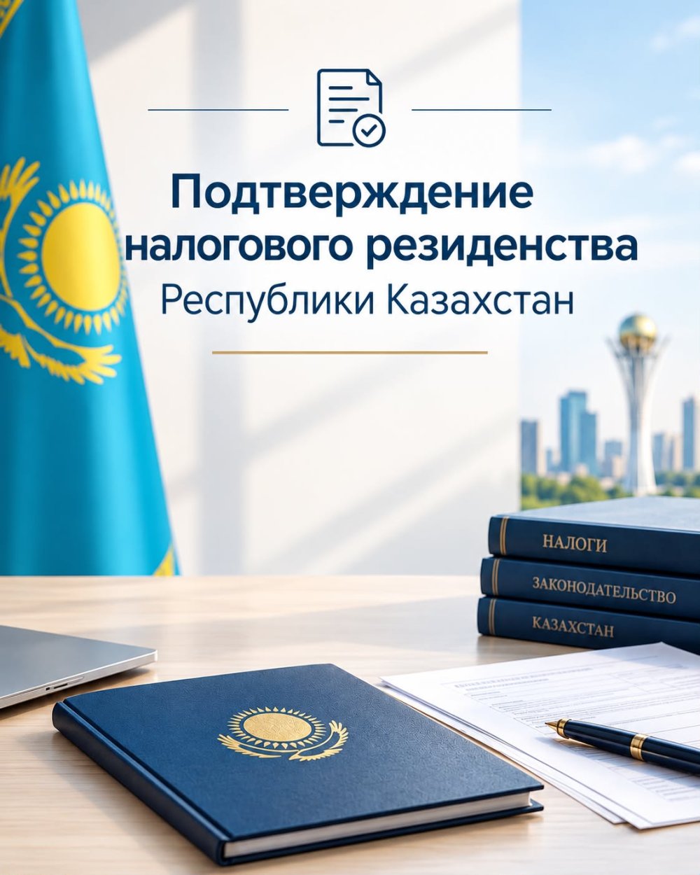 Подтверждение налогового резидентства РК — только для применения за рубежом