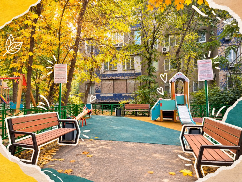 ПО ИНИЦИАТИВЕ ЖИТЕЛЕЙ В МИКРОРАЙОНЕ 10А ОБНОВИЛИ ДВОР — Фото 1