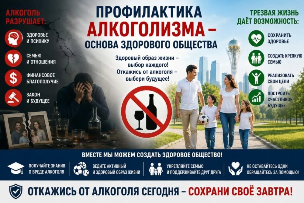 🍃 *ПРОФИЛАКТИКА АЛКОГОЛИЗМА — ЗАБОТА О ЗДОРОВЬЕ И БЛАГОПОЛУЧИИ*