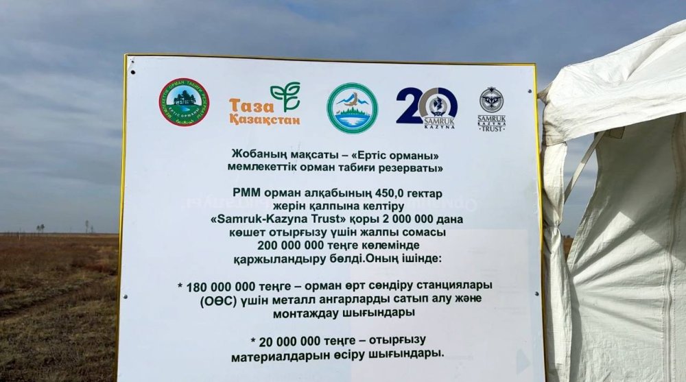 При поддержке «Самрук-Казына» на восстановление лесов и укрепление противопожарной инфраструктуры направлено 500 миллионов тенге — Фото 4