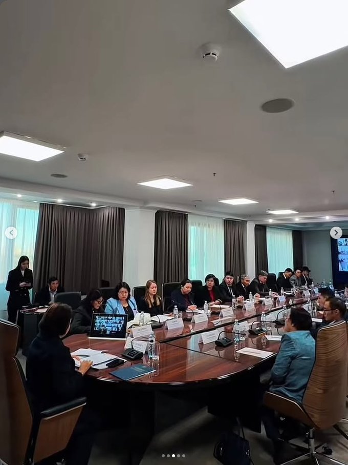 15 октября 2026 года в 15:00 Комитет по правам интеллектуальной собственности Министерства юстиции Республики Казахстан провёл круглый стол по вопросам совершенствования законодательства Республики Казахстан в сфере интеллектуальной собственности. — Фото 1