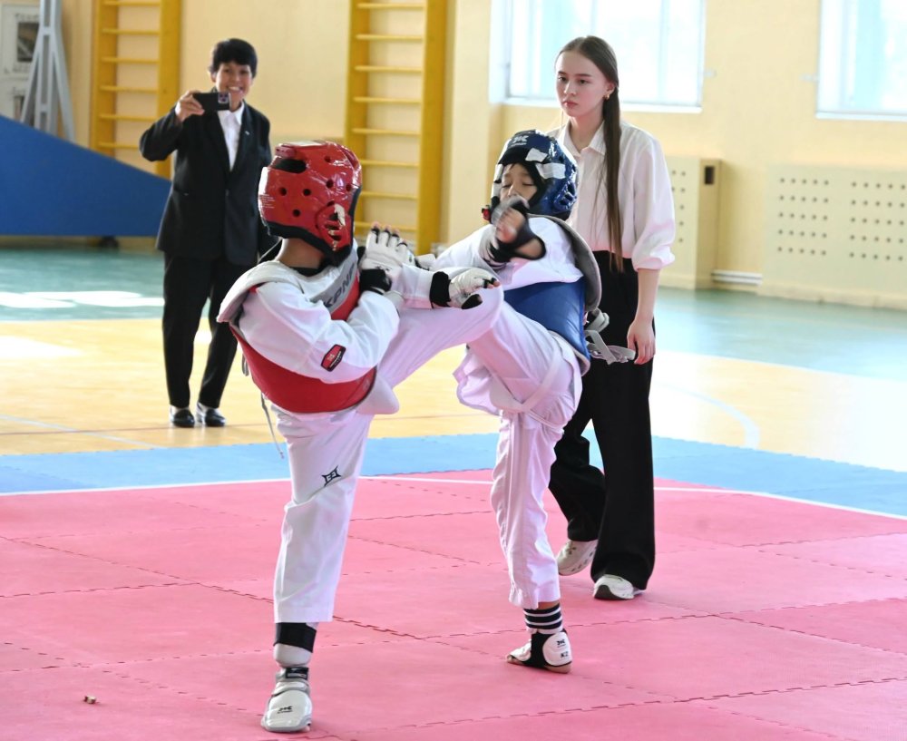 В ЖЕТЫСАЙСКОМ РАЙОНЕ ПРОШЁЛ ОТКРЫТЫЙ ЧЕМПИОНАТ ПО ТХЭКВОНДО — Фото 15