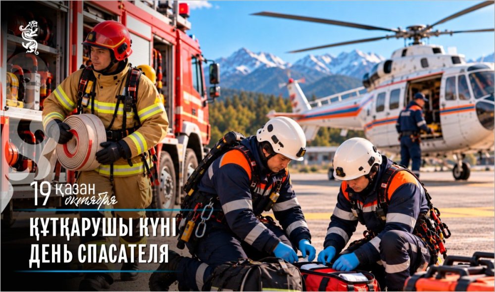 Казахстане 19 октября – День спасателя