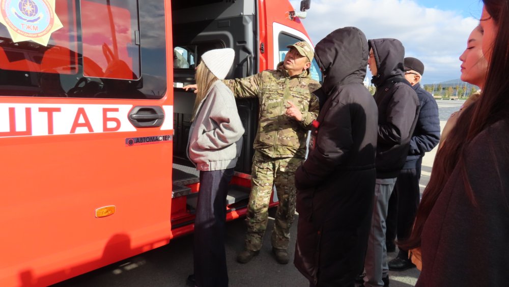 В области Абай ко Дню спасателя прошел пресс-тур для представителей СМИ — Фото 2