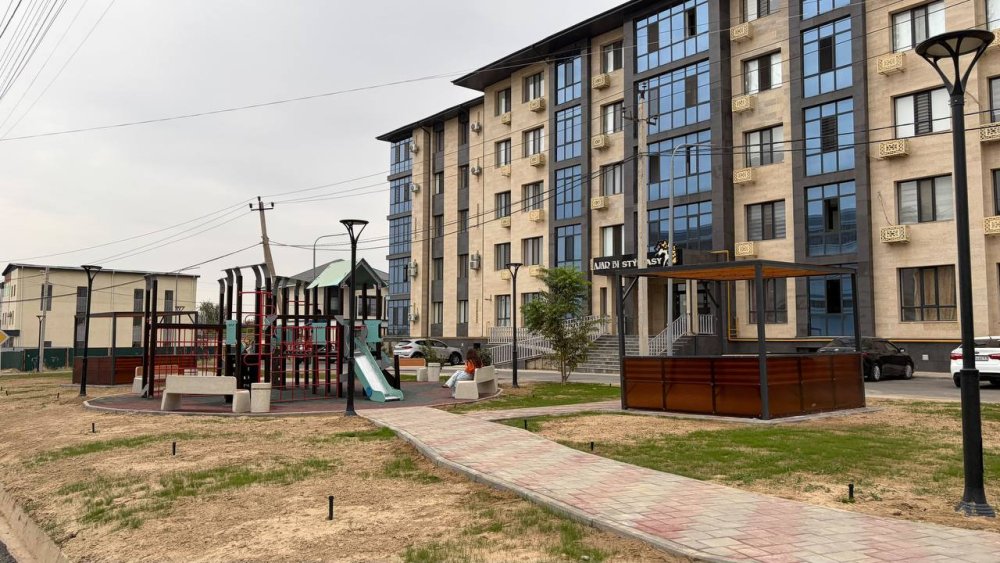 В МИКРОРАЙОНЕ НУРТАС БЛАГОУСТРОЕН НОВЫЙ СКВЕР — Фото 5