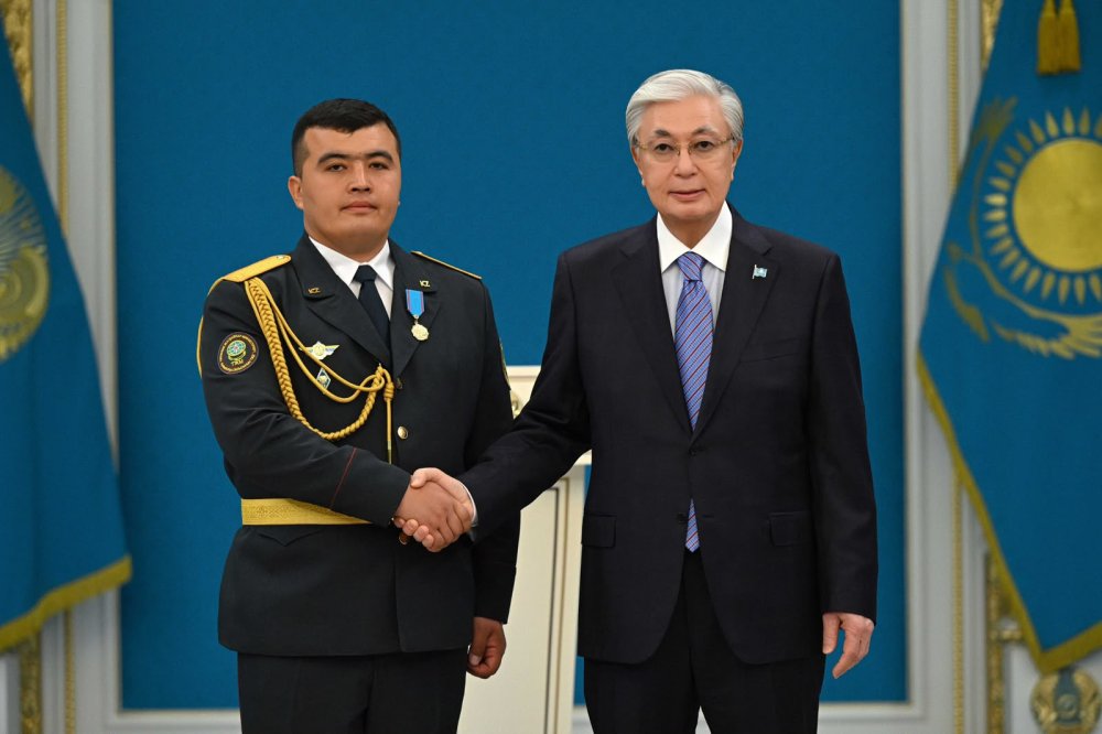 КЫЗЫЛОРДИНСКИЙ ПОЖАРНЫЙ НАГРАЖДЕН УКАЗОМ ПРЕЗИДЕНТА — Фото 2