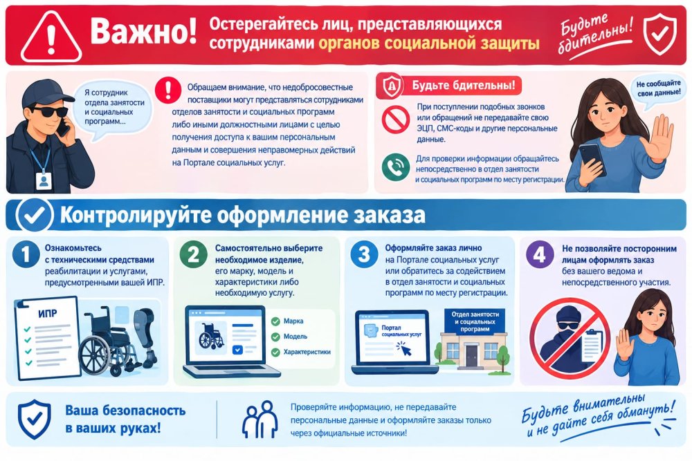 ВНИМАНИЕ, УСЛУГОПОЛУЧАТЕЛИ ПОРТАЛА СОЦИАЛЬНЫХ УСЛУГ! — Фото 1