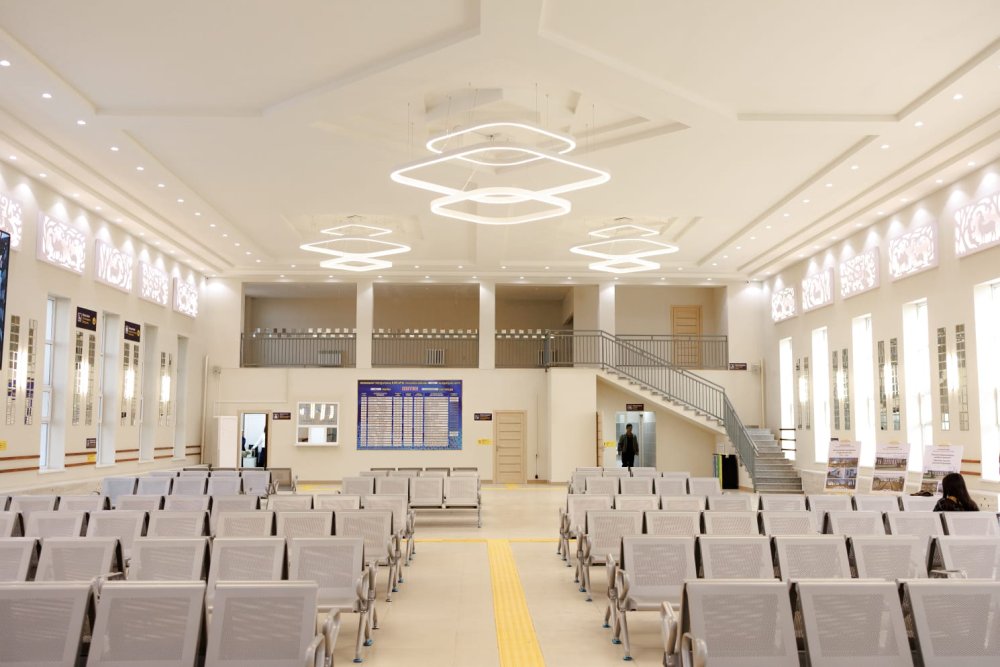 В городе Кульсары открылся новый железнодорожный вокзал — Фото 11