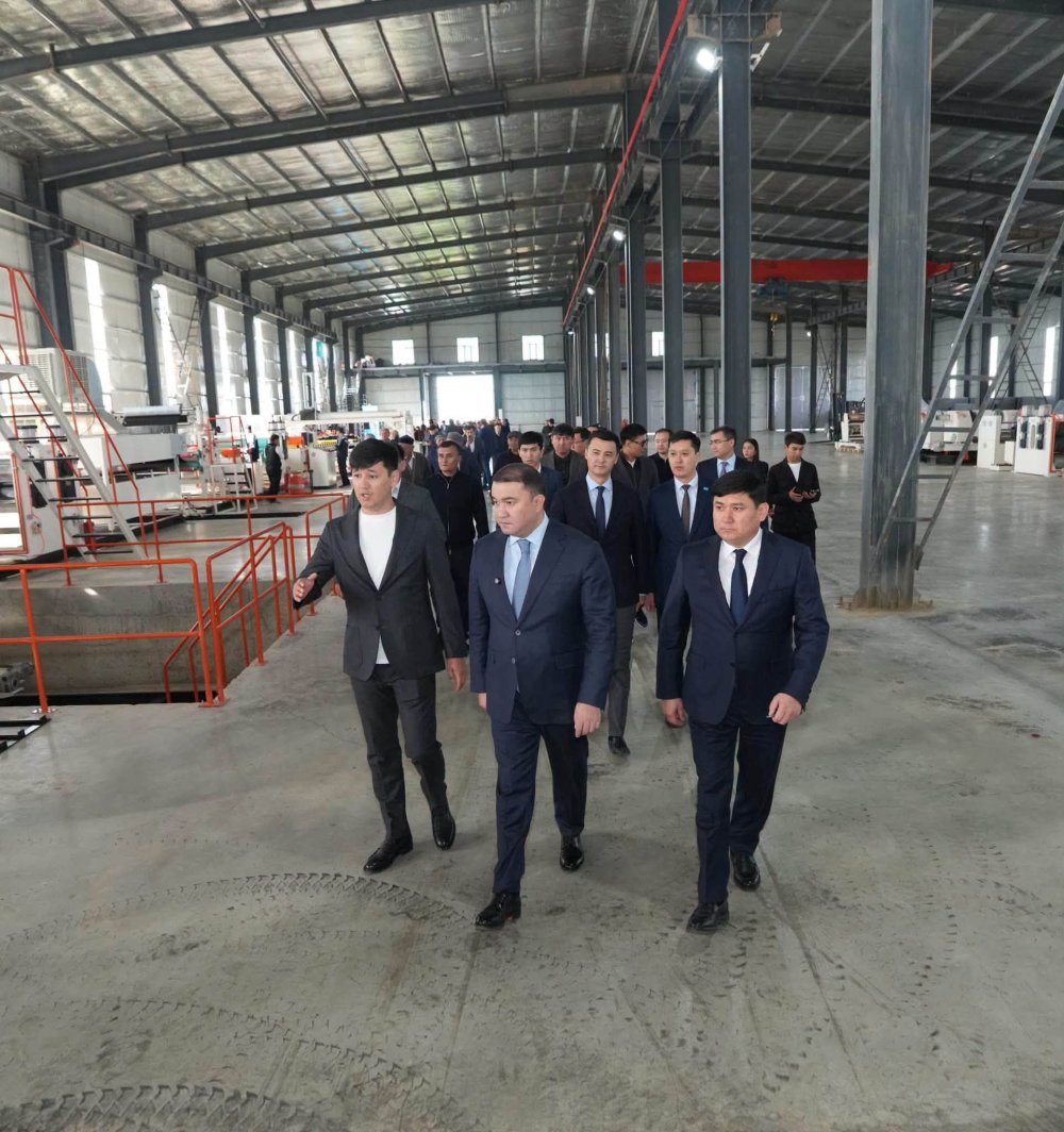 В ТУРКЕСТАНСКОЙ ОБЛАСТИ ОТКРЫЛСЯ НОВЫЙ ЗАВОД ПО ПРОИЗВОДСТВУ АЛЮМИНИЕВЫХ КОМПОЗИТНЫХ ПАНЕЛЕЙ
