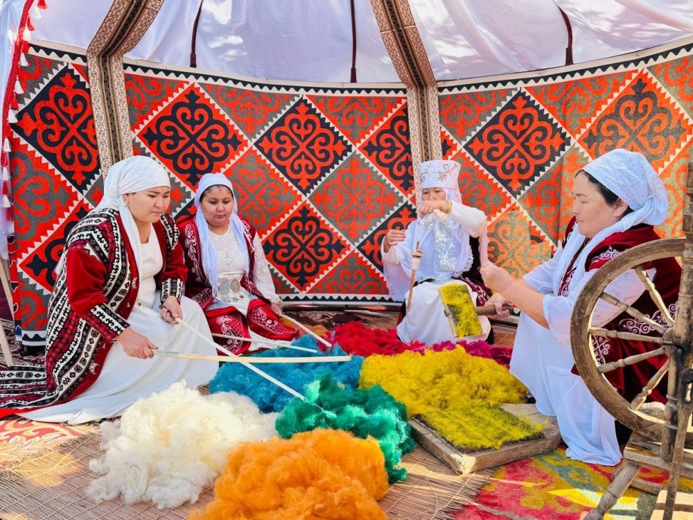 Ко Дню Республики: «Достық керуені» масштабно прошёл в Жуалынском районе — Фото 13