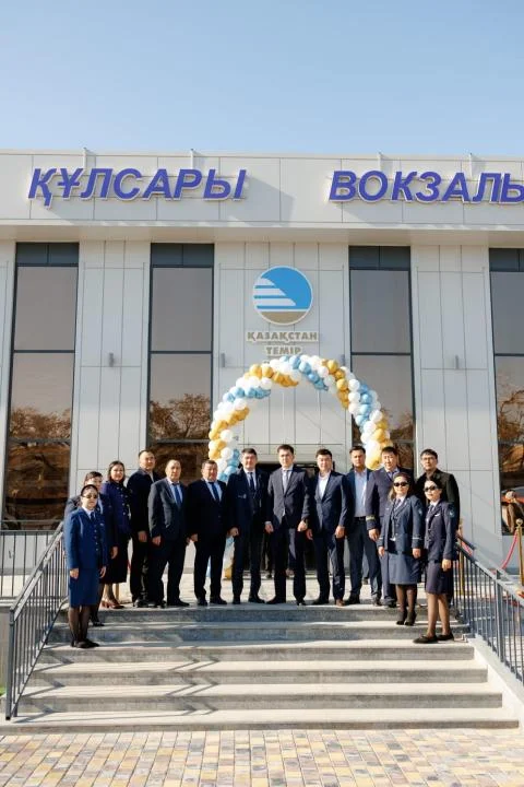 В городе Кульсары открылся новый железнодорожный вокзал — Фото 4