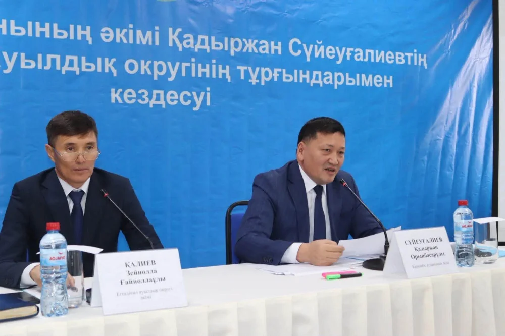 До полудня 21 октября я встретился с жителями сел Егиндыколь, Косколь. — Фото 4
