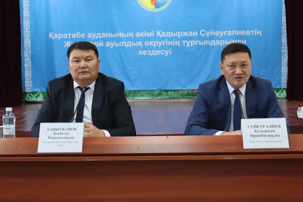 Днем 21 октября я встретился с жителями жусандойского, Сулыкольского сельских округов. — Фото 1