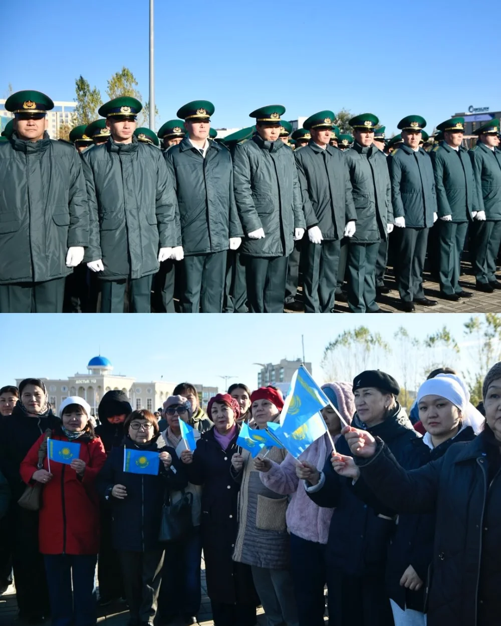 В Уральске прошла церемония поднятия Государственного флага ко Дню Республики — Фото 6