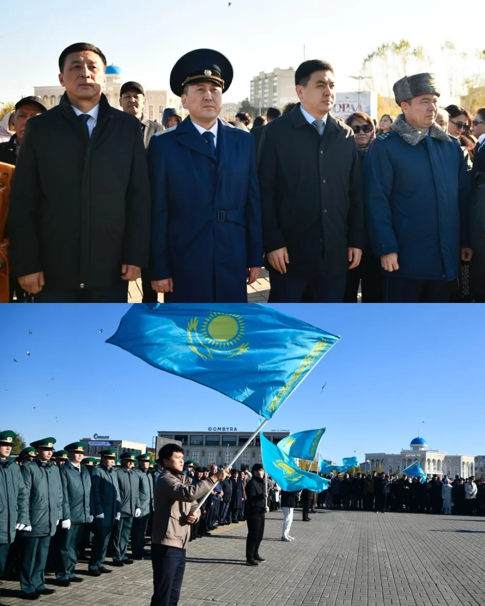 В Уральске прошла церемония поднятия Государственного флага ко Дню Республики — Фото 9