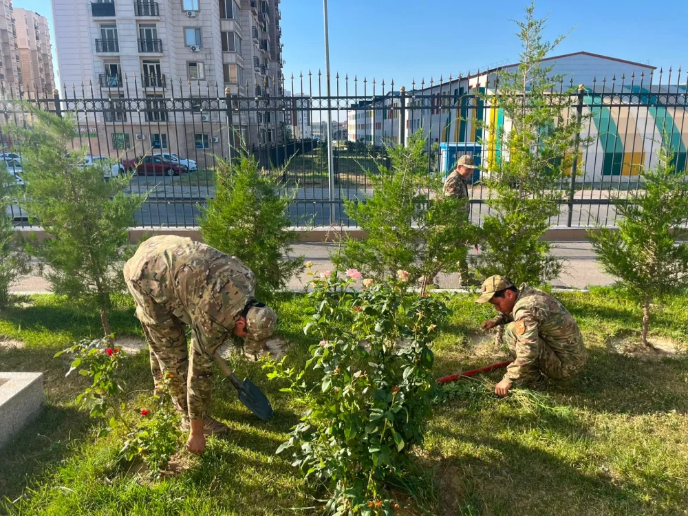 ЧИСТОТА НАЧИНАЕТСЯ С НАС: СПАСАТЕЛИ ПОДДЕРЖИВАЮТ АКЦИЮ «ТАЗА ҚАЗАҚСТАН» — Фото 2