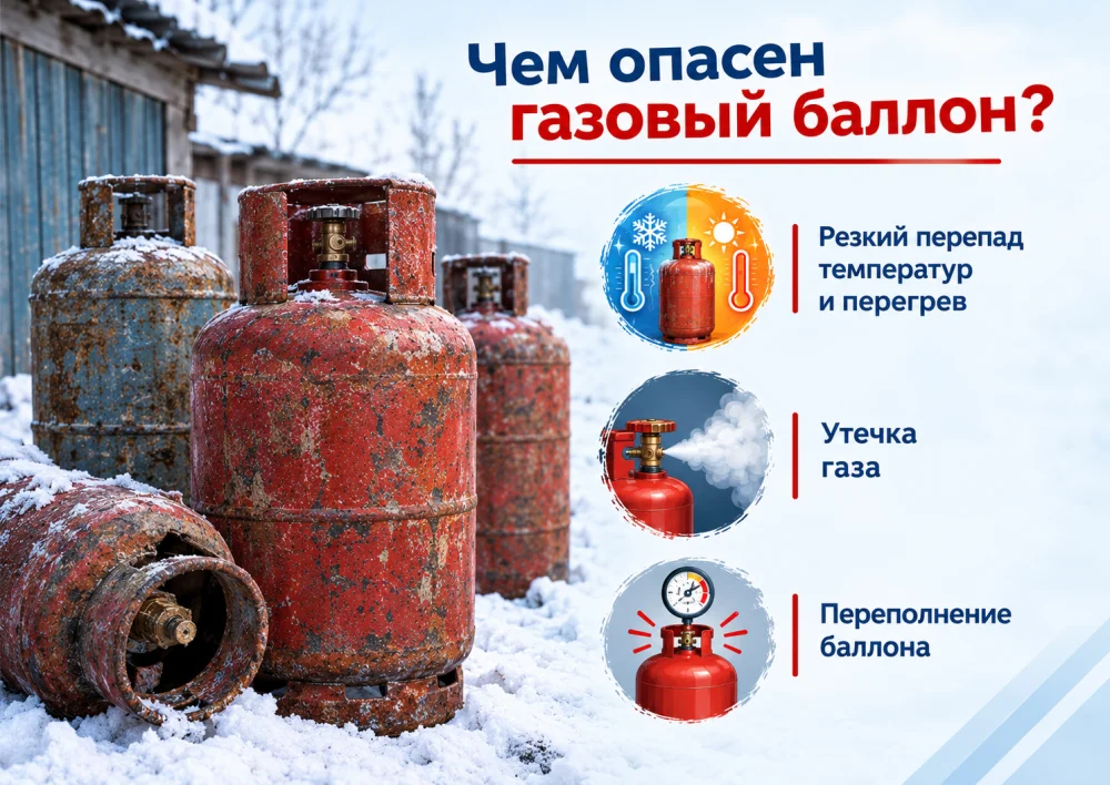 Чем опасен газовый баллон