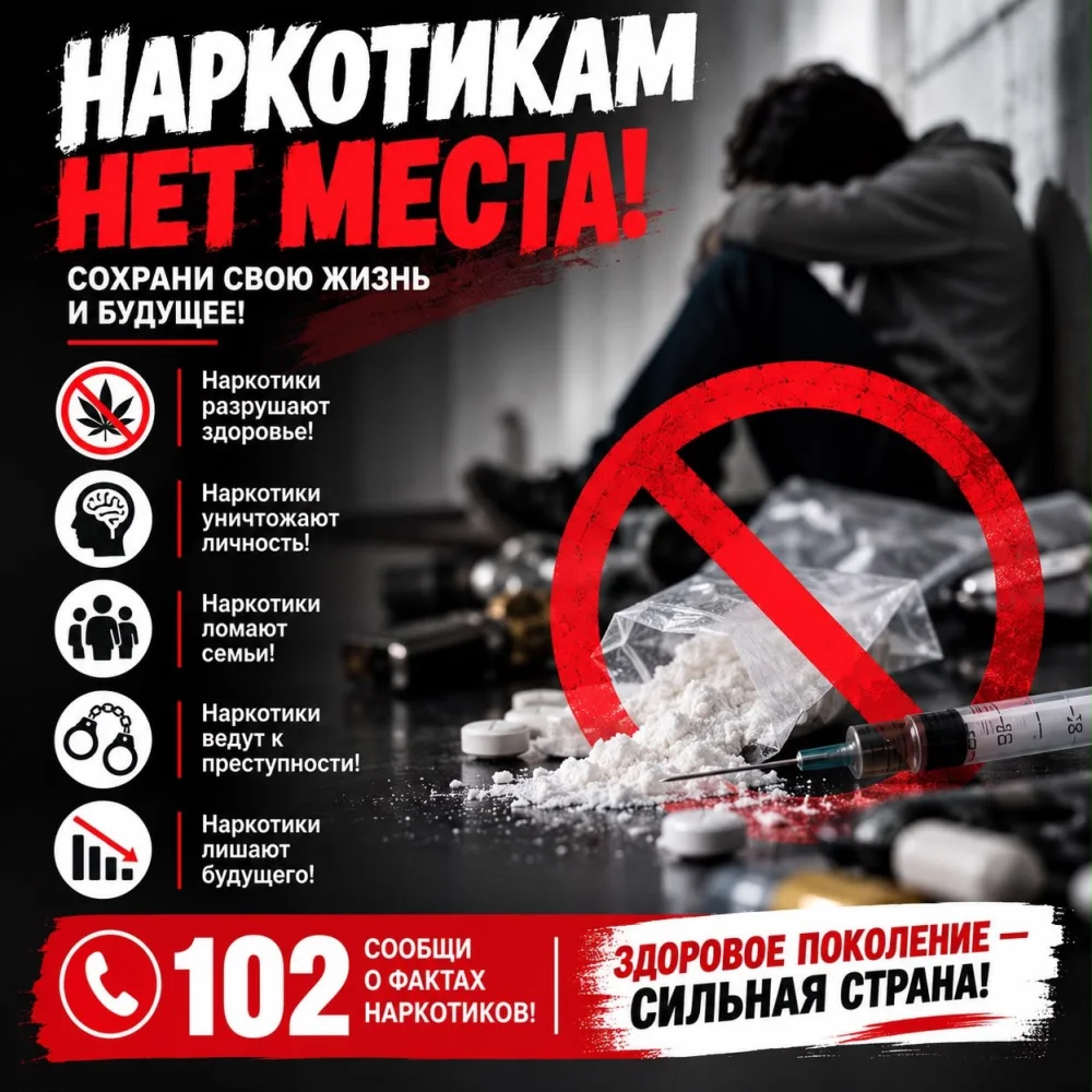 Борьба с наркоманией — наша общая ответственность!