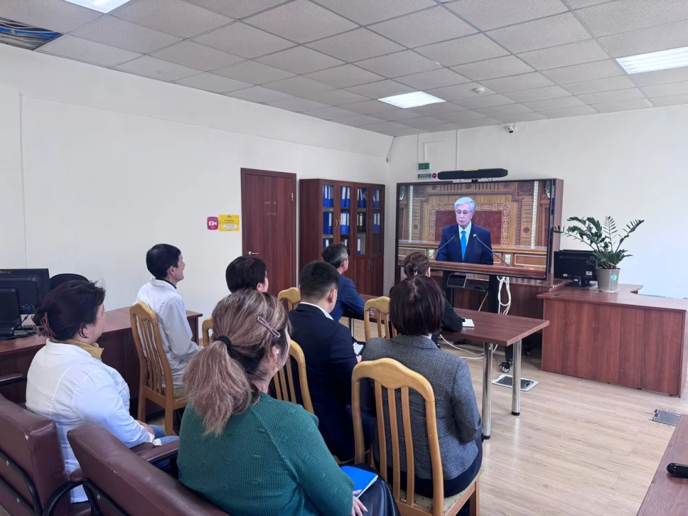 Коллектив Департамента прослушал Послание Президента Республики Казахстан Касым-Жомарта Токаева народу Казахстана на тему «Актуальные задачи Казахстана в новом историческом цикле»