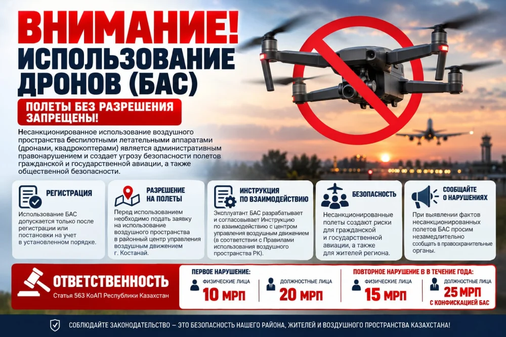 ВНИМАНИЕ! ЗАКОННОЕ ИСПОЛЬЗОВАНИЕ ДРОНОВ