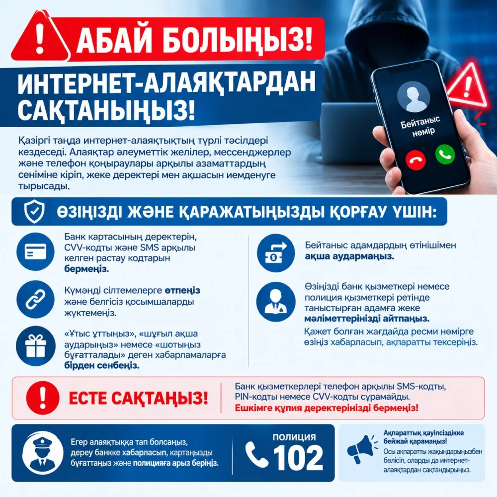 БУДЬТЕ ОСТОРОЖНЫ! ОСТЕРЕГАЙТЕСЬ ИНТЕРНЕТ-МОШЕННИКОВ!