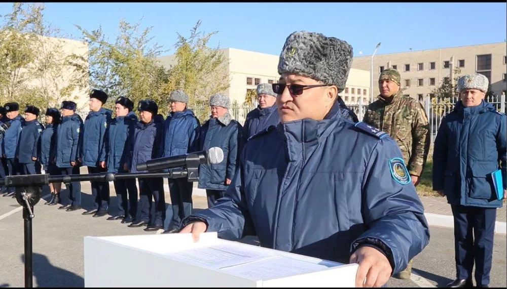 Полицейские Туркестанской области перешли на зимнюю форму — Фото 2