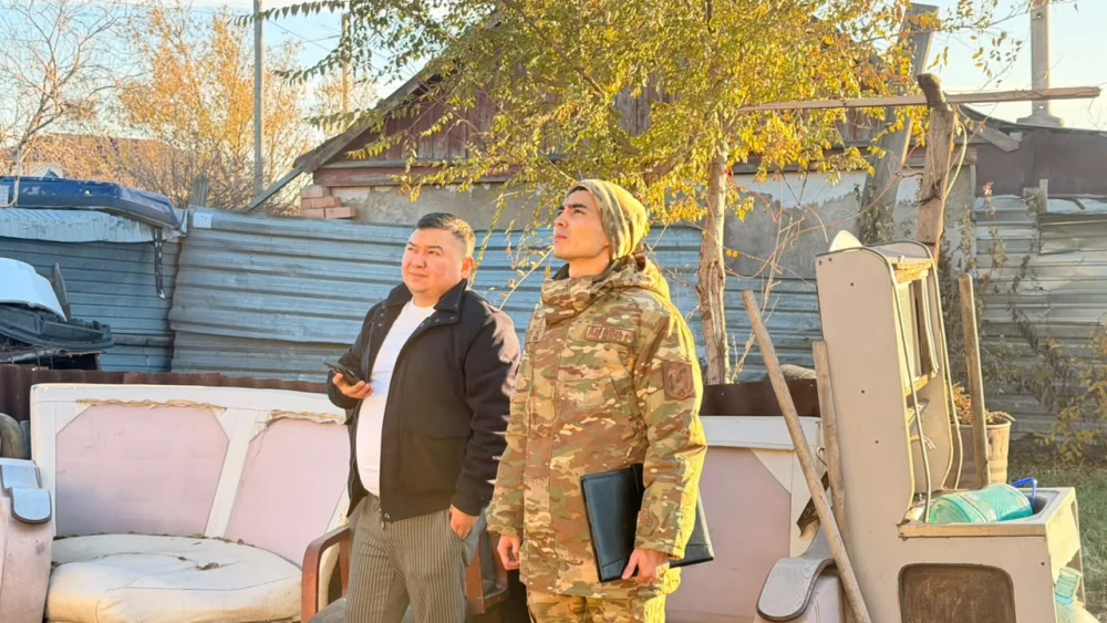 В РАЙОНЕ БАЙҚОҢЫР ПРОДОЛЖАЮТСЯ ПРОФИЛАКТИЧЕСКИЕ МЕРОПРИЯТИЯ ПО ПОЖАРНОЙ БЕЗОПАСНОСТИ — Фото 2
