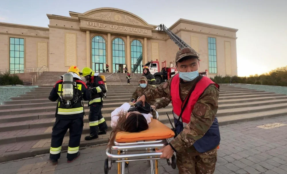 Пожарно-тактические учения в «Өнер орталығы» — Фото 5