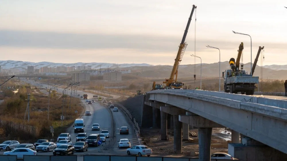 Дорожную развязку в Усть-Каменогорске готовят к поэтапному запуску — Фото 1