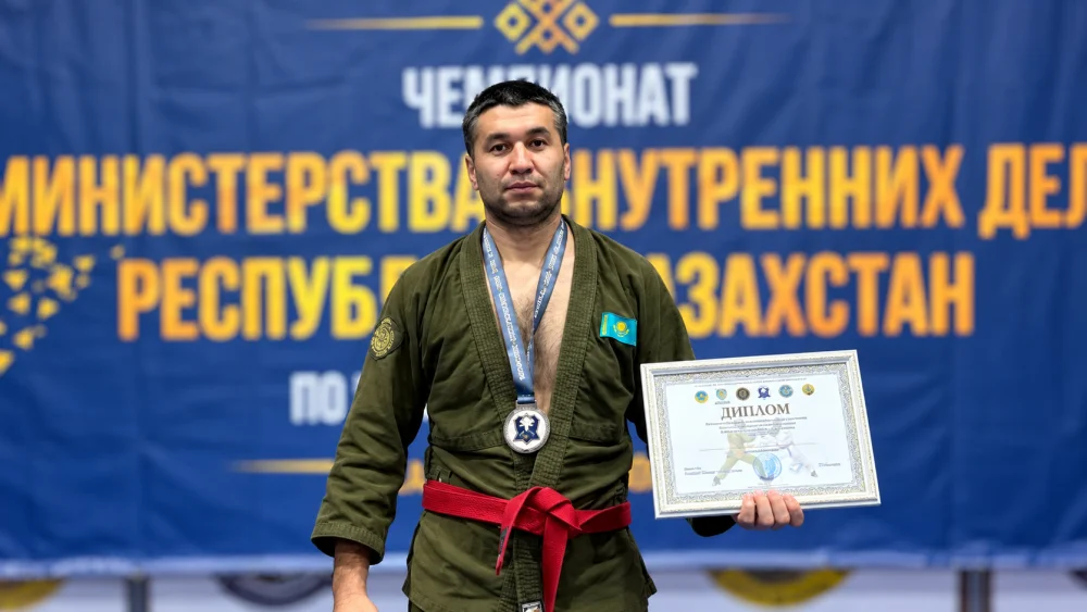 Капитан полиции из области Ұлытау завоевал серебро на чемпионате МВД