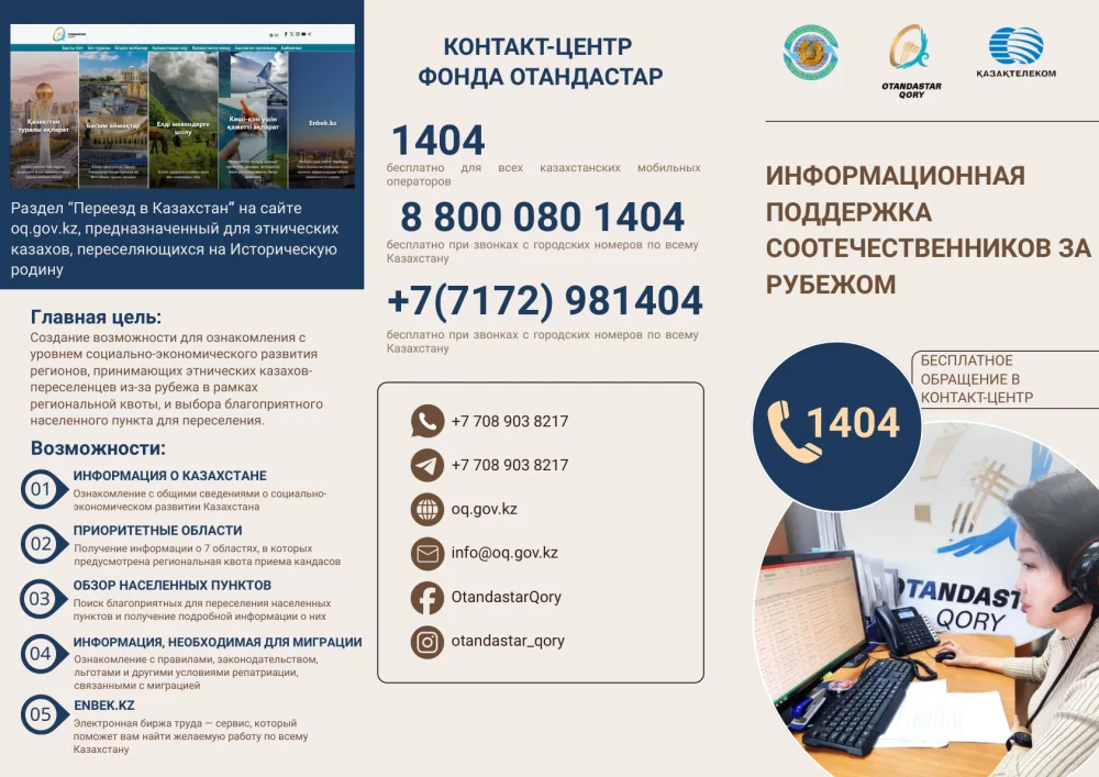 Информация для этнических казахов, желающих переехать в Казахстан — Фото 1