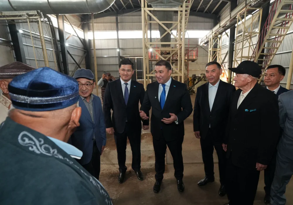 ПОРУЧЕНИЕ ПРЕЗИДЕНТА: В ЖЕТЫСАЙСКОМ РАЙОНЕ ТУРКЕСТАНСКОЙ ОБЛАСТИ ОТКРЫЛСЯ СОВРЕМЕННЫЙ ХЛОПКОВЫЙ ЗАВОД — Фото 1