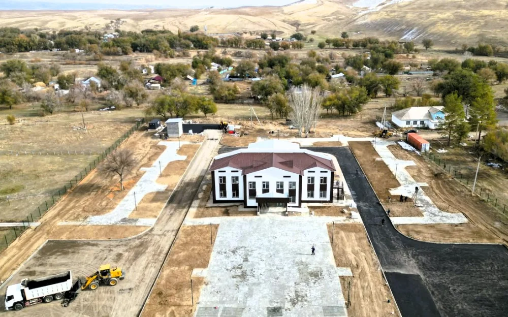 В области Жетісу Алакольского района строят сразу 3 сельских дома культуры — Фото 8