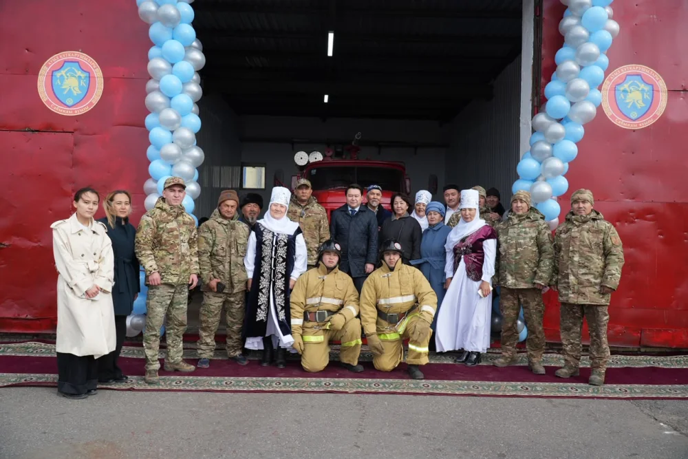 В Казахстане открылось 306-ое добровольное противопожарное формирование «Ауыл құтқарушылары» — Фото 1