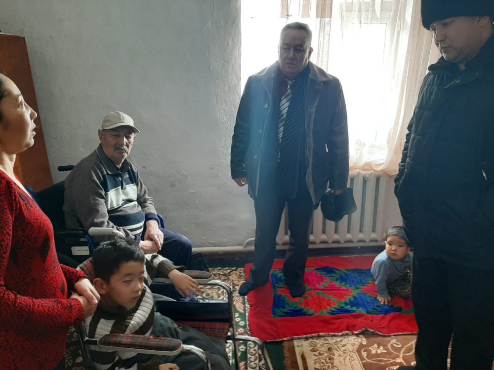 Встреча с населением Жансугуровского, Есебулатовского сельских округов Аксуского района.