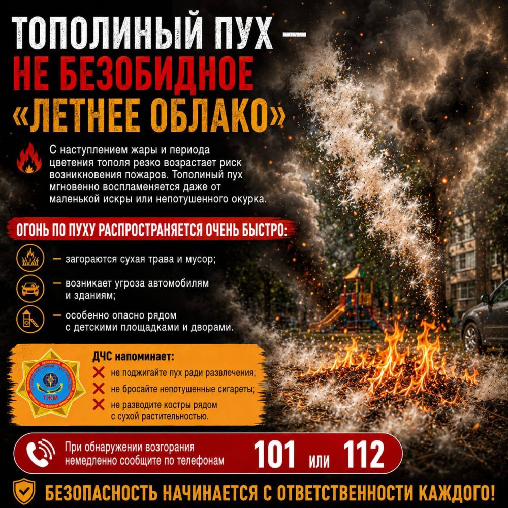 ТОПОЛИНЫЙ ПУХ — НЕ БЕЗОБИДНОЕ «ЛЕТНЕЕ ОБЛАКО»