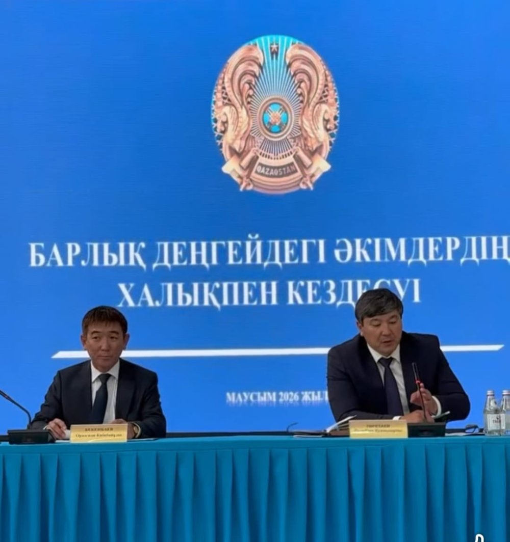 Состоялась отчетная встреча акима сельского округа Куланды Бекенбаева Оразгали