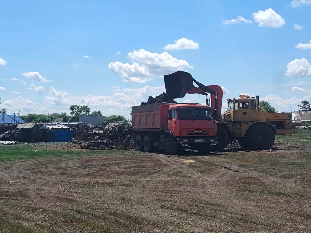 Вывоз мусора в селе Ломоносовка