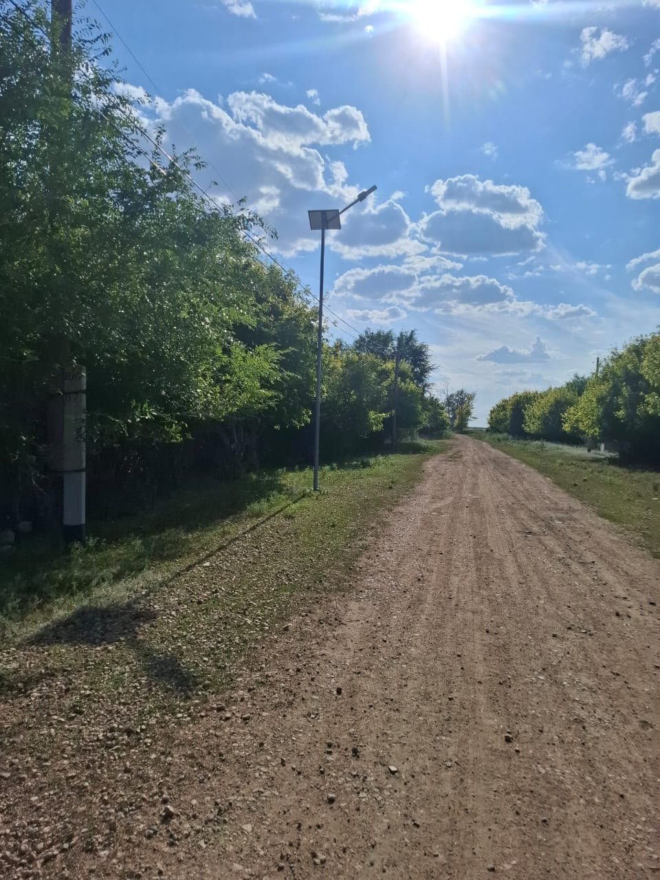 💡 В селе Пригородное Жаркаинского района завершены работы по установке уличного освещения.