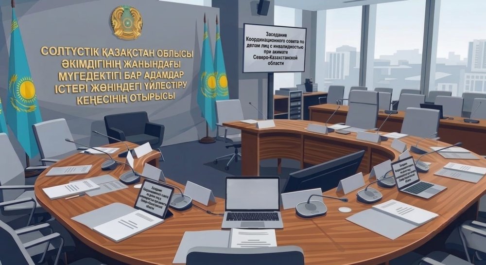 Заседание Координационного совета по делам лиц с инвалидностью при акимате Северо-Казахстанской области