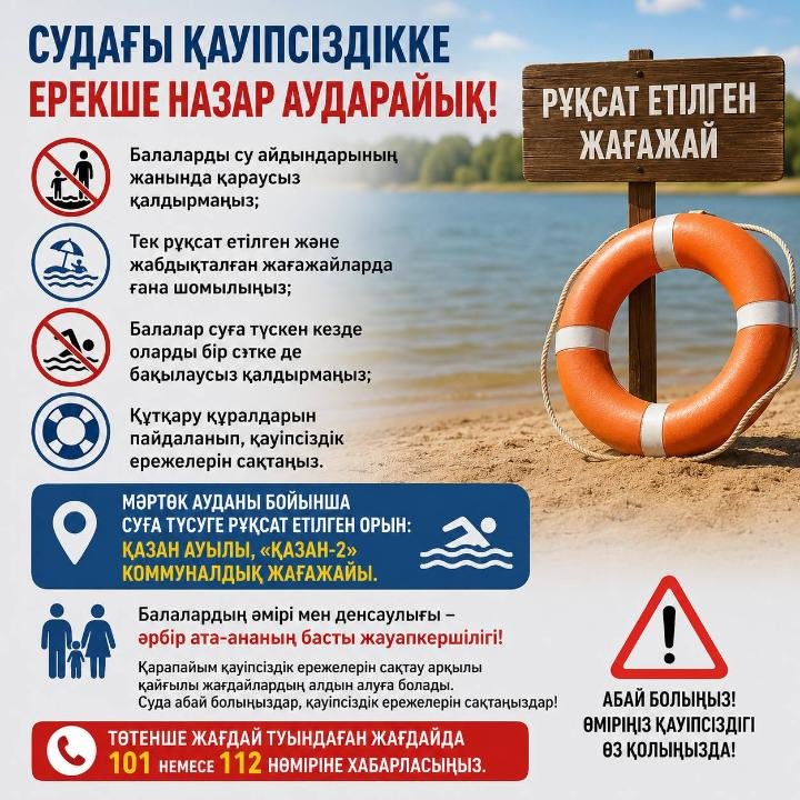 ⚠️ ОБРАТИМ ОСОБОЕ ВНИМАНИЕ НА БЕЗОПАСНОСТЬ НА ВОДЕ!