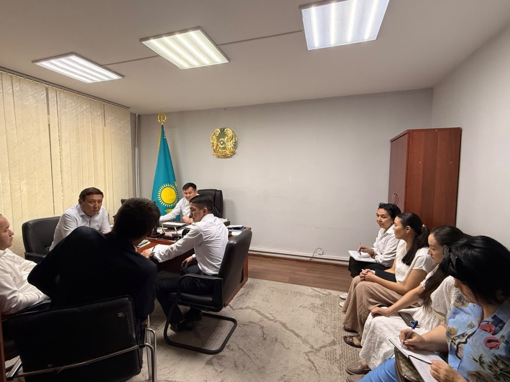 Проведена рабочая встреча с представителями НАО «Правительство для граждан» по Алматинской области