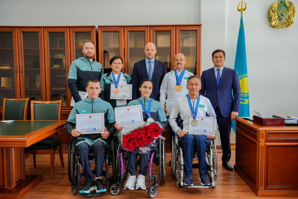ПРИЗЕРОВ КУБКА МИРА ПО ПАРАПУЛЕВОЙ СТРЕЛЬБЕ ЧЕСТВОВАЛИ В АСТАНЕ