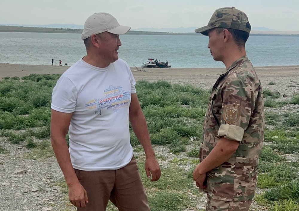 На водохранилище Терис-Ащыбулак проводена