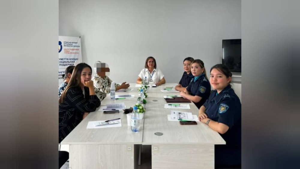 Акция по профилактике семейно-бытового насилия прошла в области Улытау
