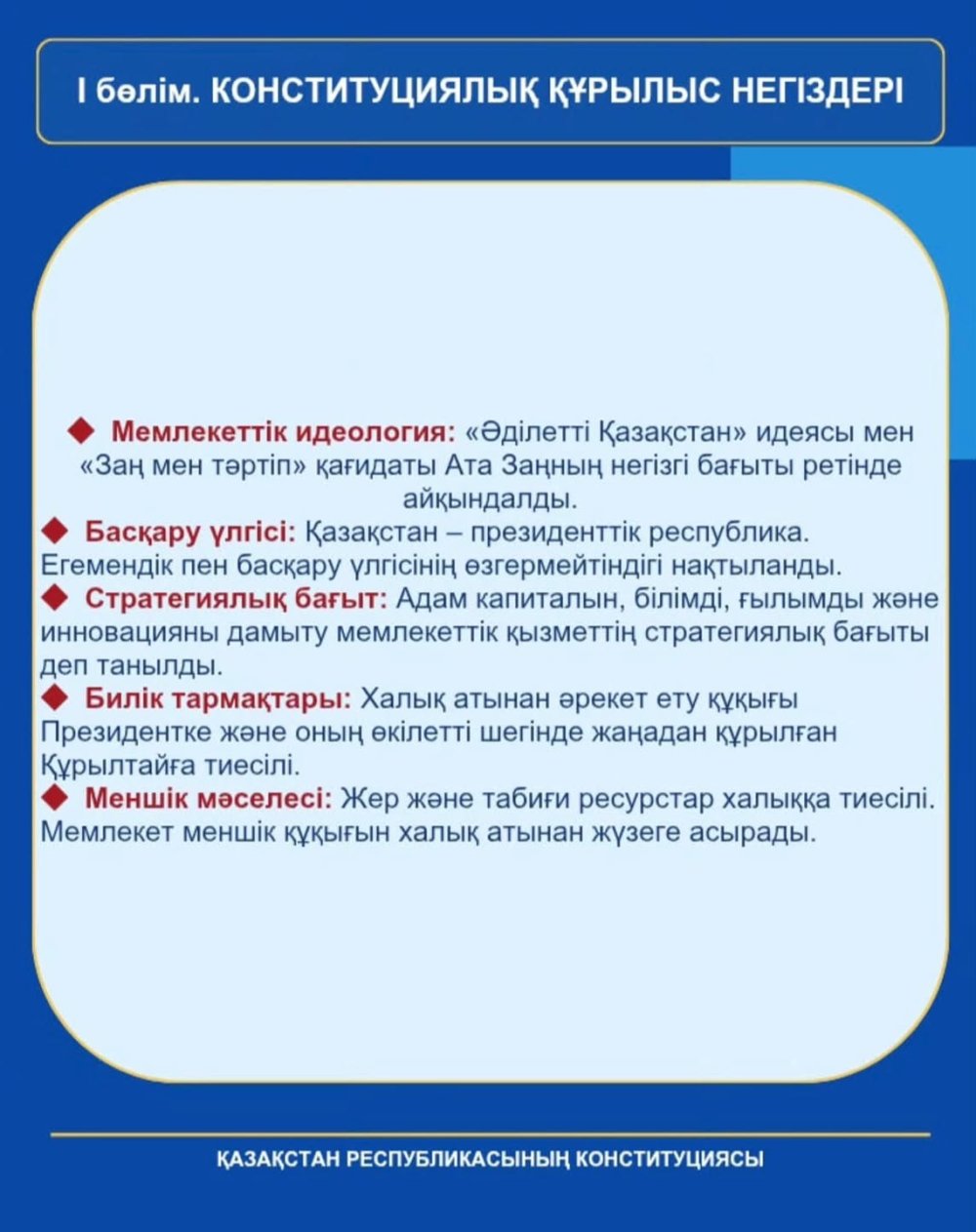 НОВАЯ КОНСТИТУЦИЯ — ПРОЧНАЯ ОСНОВА ПРАВОВОГО ГОСУДАРСТВА