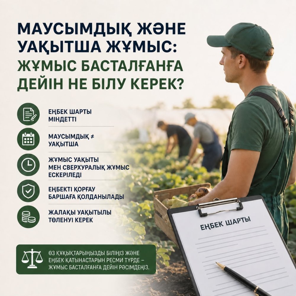 СЕЗОННАЯ И ВРЕМЕННАЯ РАБОТА: ЧТО НУЖНО ЗНАТЬ ДО НАЧАЛА РАБОТЫ?