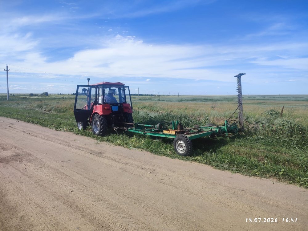В селе Курмансай проведены работы по благоустройству